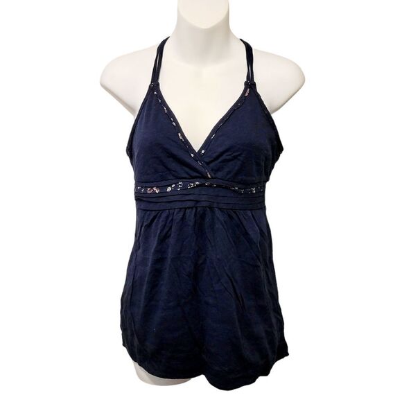 2/$20 Y2K Garage Navy Blue Tank Top Size: XS - Picture 1 of 5